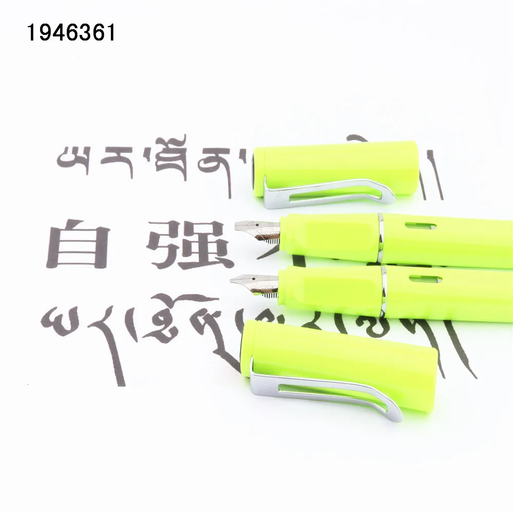 Jinhao 871 флуоресцентная зеленая Готическая параллельная художественная Цветочная