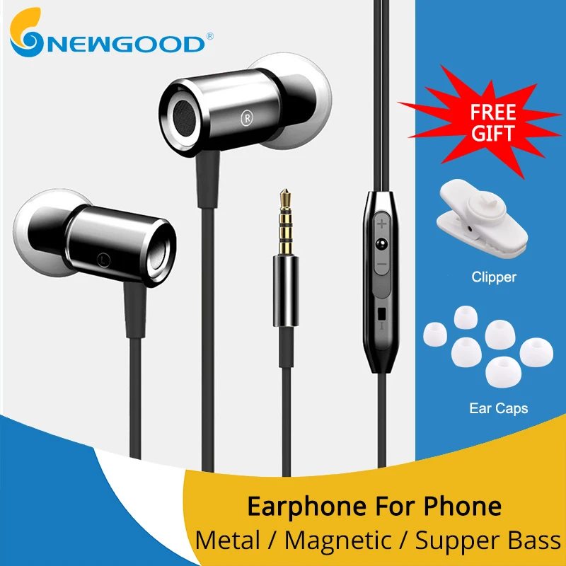 Earphones headphones earbuds stereo headphone with microphone for computer in-ear wired earphones headset | Электроника