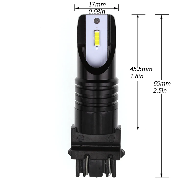 2x 1156 светодиодный ная лампа BA15S P21W S25 T20 7440 7443 T25 3156 3157 6000K задсветильник фсветильник
