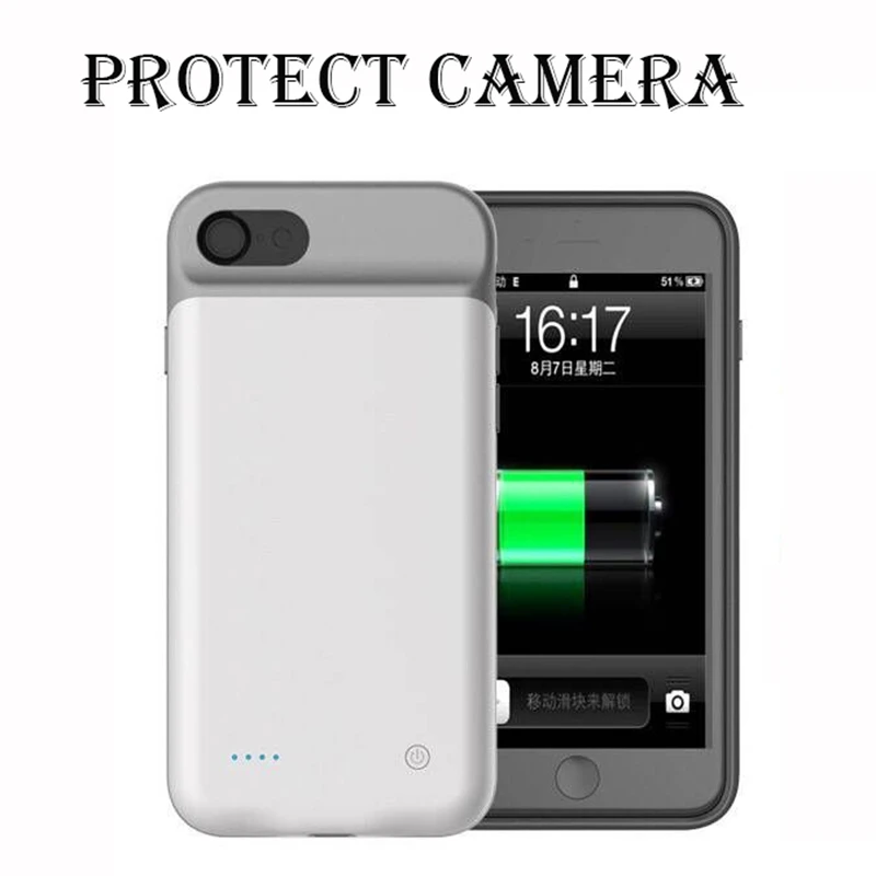 Фото 4000mah Battery Charger Case for iPhone 7 8 Plus Power Bank Pack Backup Cover XR XS Max Soft Frame Мобильные телефоны и 4000mah Battery Charger Case for iPhone 7 8 Plus Power Bank Pack Backup Cover XR XS Max Soft Frame Мобильные телефоны и