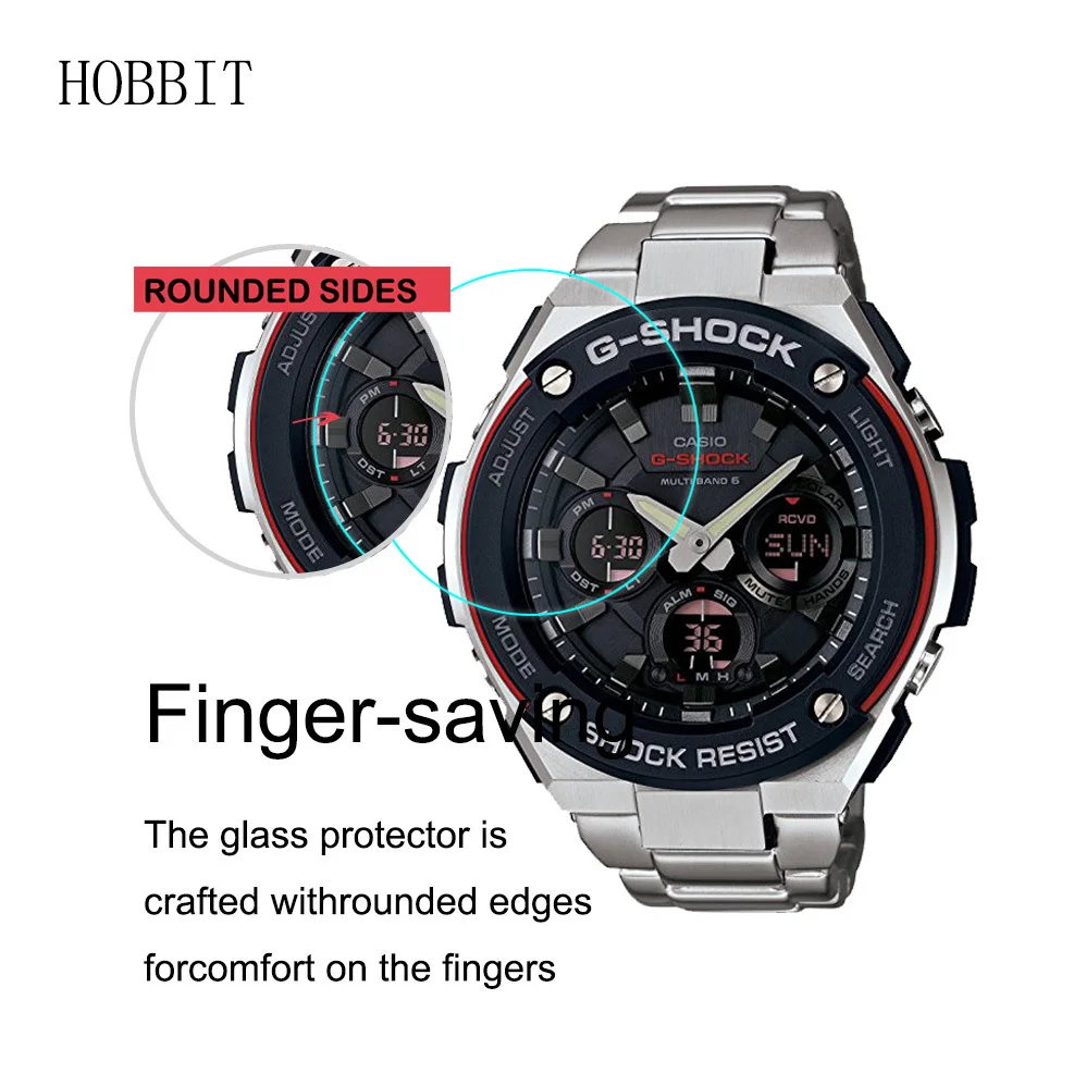 2 шт./упаковка Защитная пленка для Casio GST W110 1A2 0 3 мм 2.5D 9H|Защита экрана| |