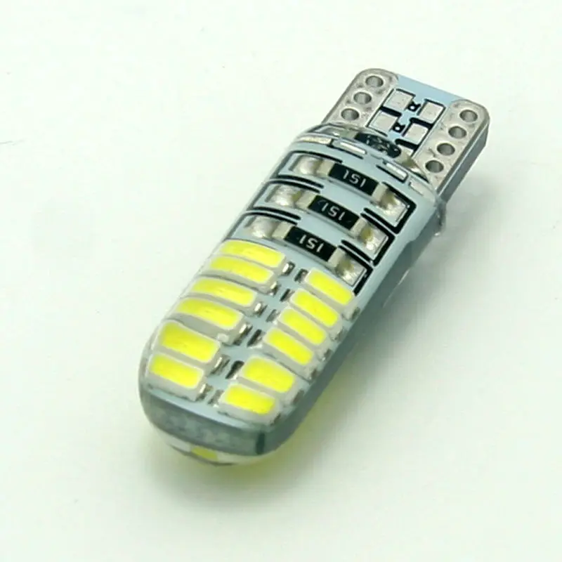 Высокое качество хороший продукт 2 шт T10 194 168 W5W 24SMD 3014 Светодиодные лампы с
