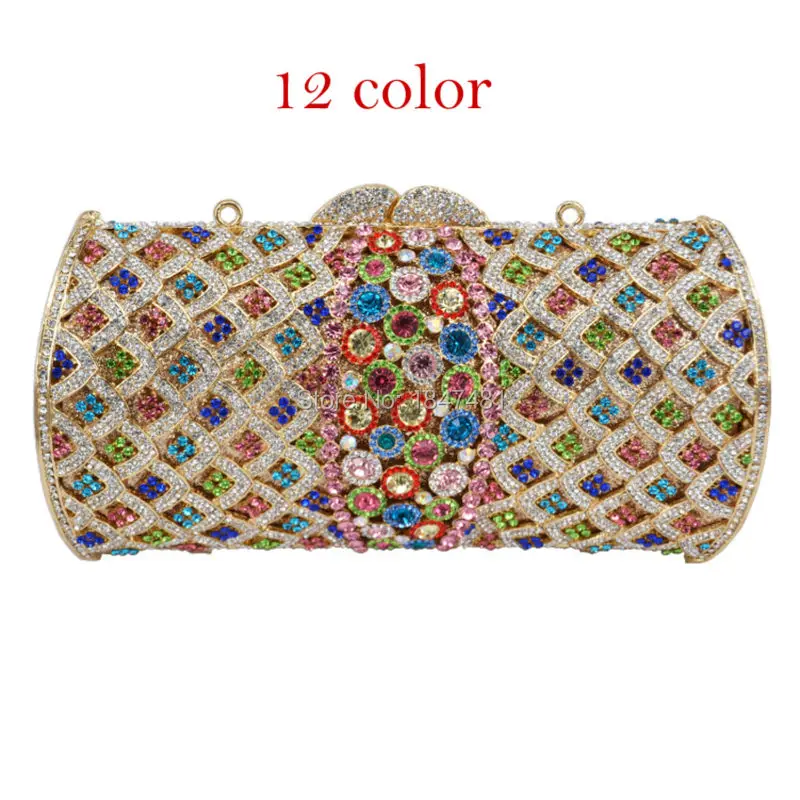 Новейшие разноцветные модная дверная ручка со стразами для торжеств Сумочка