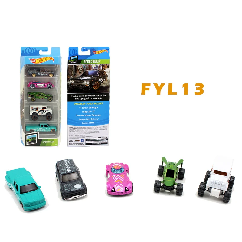 FYL13 5 шт./лот Hotwheels 1: 64 спортивный автомобиль набор металлический материал тело гоночный автомобиль коллекция сплав автомобиль подарок для ребенка горячие колеса 1806 - Цвет: FYL13