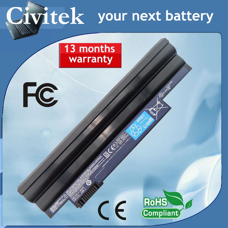 Аккумулятор для ноутбука Acer Aspire One 522 722 D255 D260 D270 E100 AOD255 AOD260 AL10A31 AL10B31 AL10G31|battery for acer