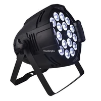 16 pieces best selling products in europe 18x18w 6in1 led par stage light led par 64 rgbwauv 6 in 1 led par lights