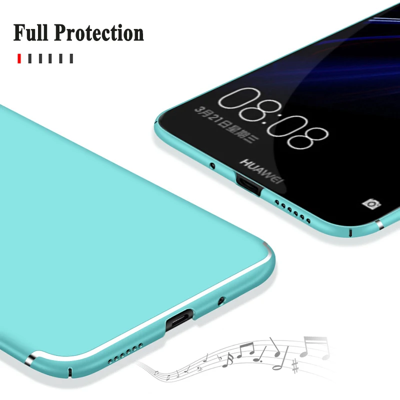 Ультратонкий матовый чехол для huawei P20 Pro Lite задняя крышка противоударный ПК