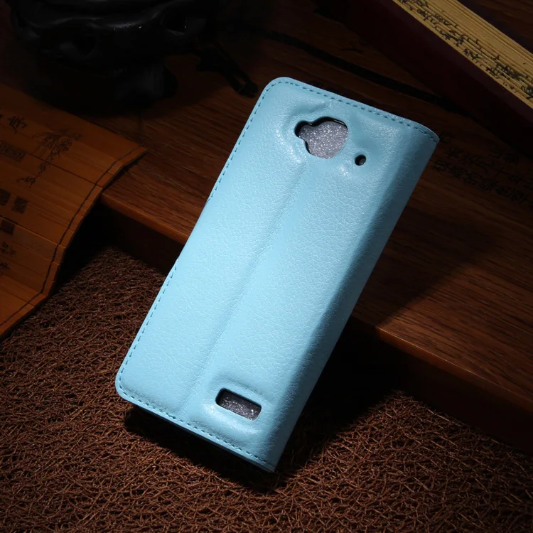 Модный кожаный чехол кошелек из зернистой ПУ кожи для Alcatel One Touch Idol Mini 6012 защитный
