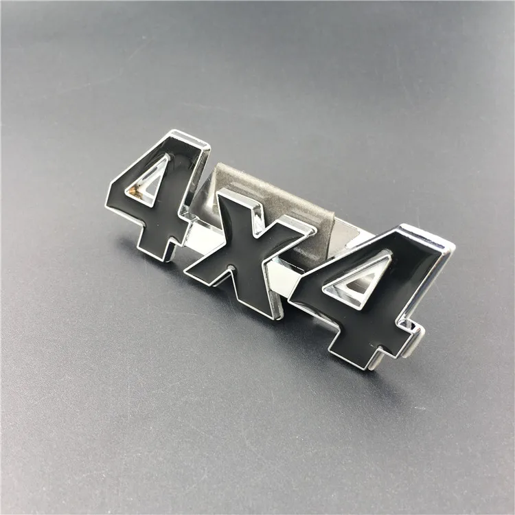 Автомобильная Хромированная Металлическая Эмблема 4x4 3D наклейка для багажника