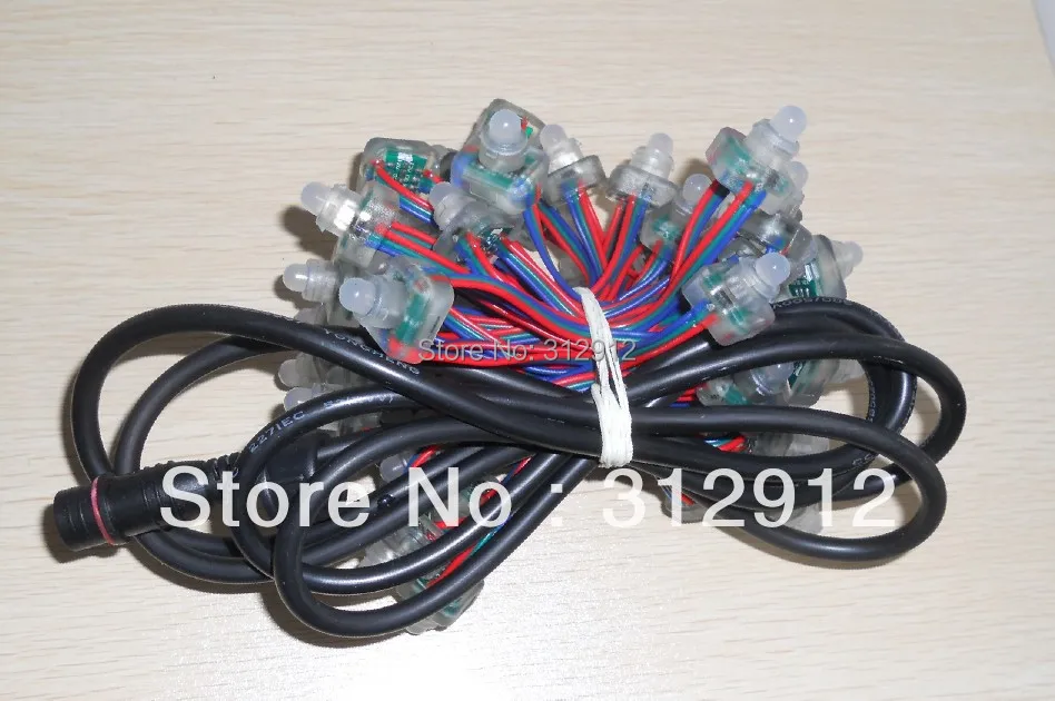Полноцветный светодиодный модуль WS2811 RGB 15 мм * 12 В 50 шт. с 4 ядерным