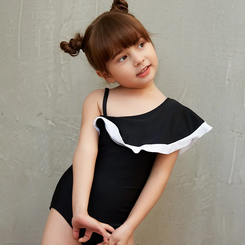 Летний комплект бикини для маленькой девочки детский купальный костюм пляжный