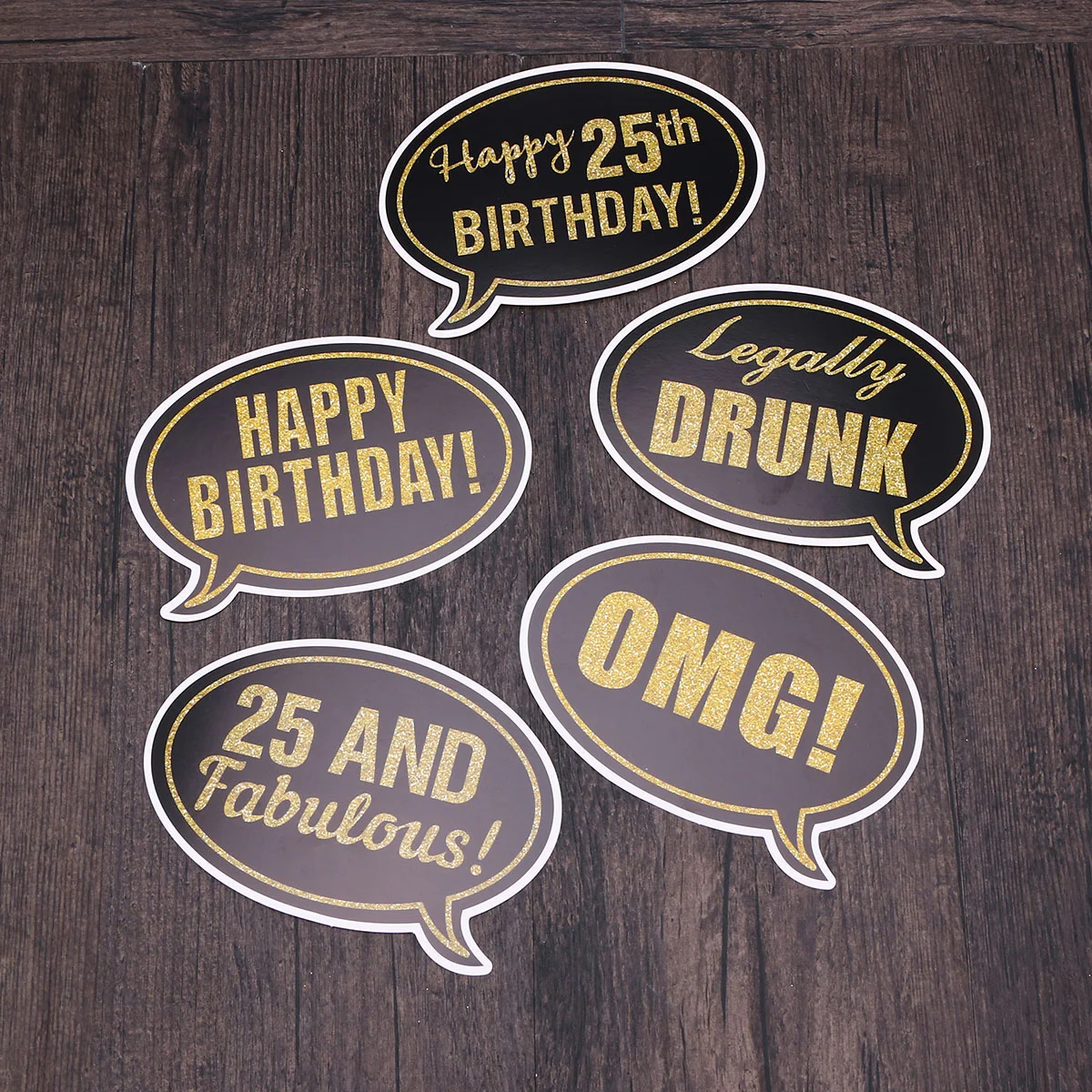 27 шт. реквизит для фотосессии на день рождения комплект 25 лет Забавный креативный