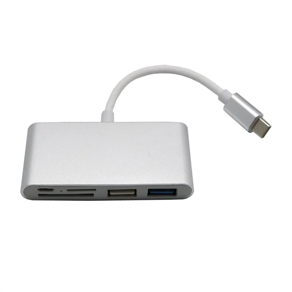 HIPERDESL 5-в-1 Тип-C USB-C 3 1 OTG USB 0 2 концентратор SD/устройство для считывания с tf-карт