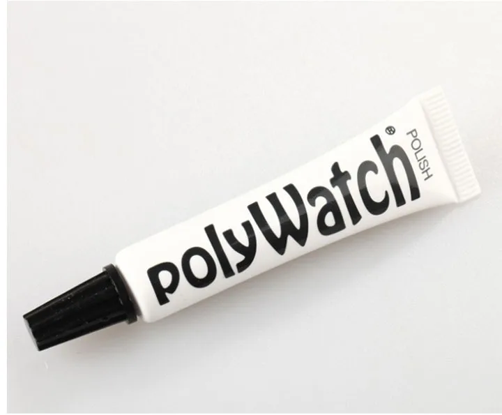 Немецкая паста для удаления царапин PolyWatch, 5 г, крем для удаления мелких царапин для ремонта, акриловый пластиковый циферблат часов, такой как Swatch