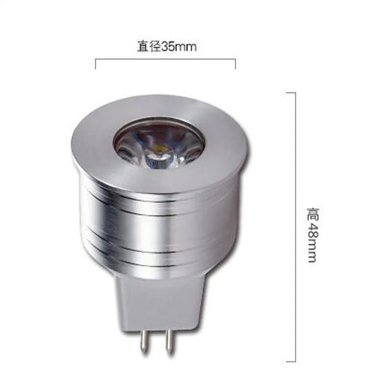 Светодиодный лампы MR11 MR16 точечный светильник лампа 3W 5W 220V 110V 12V 35 мм Диаметр яркий
