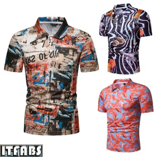 Хит продаж стильные мужские рубашки в гавайском стиле с коротким рукавом