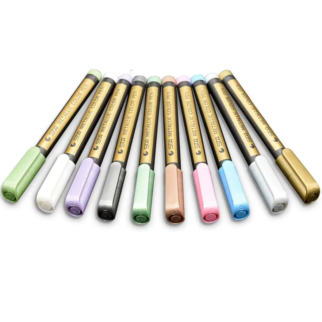 Многоцветный блестящий маркер ручка Мягкая Краска Ручка DIY живопись граффити