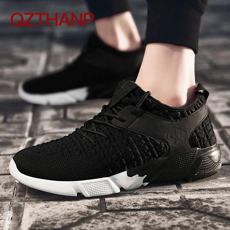 Летняя мужская повседневная обувь Кроссовки Zapatillas Hombre Дышащая тканая из