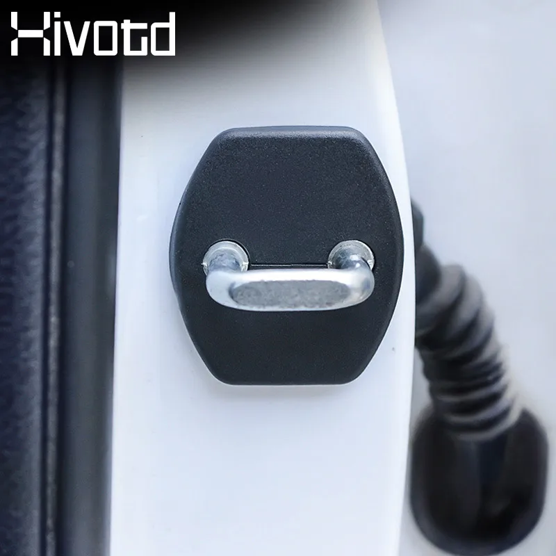 Hivotd For hyundai creta ix25 Accessory Car Door Lock Antirust Protect Cover Trim Exterior/Inxterior Car Styling