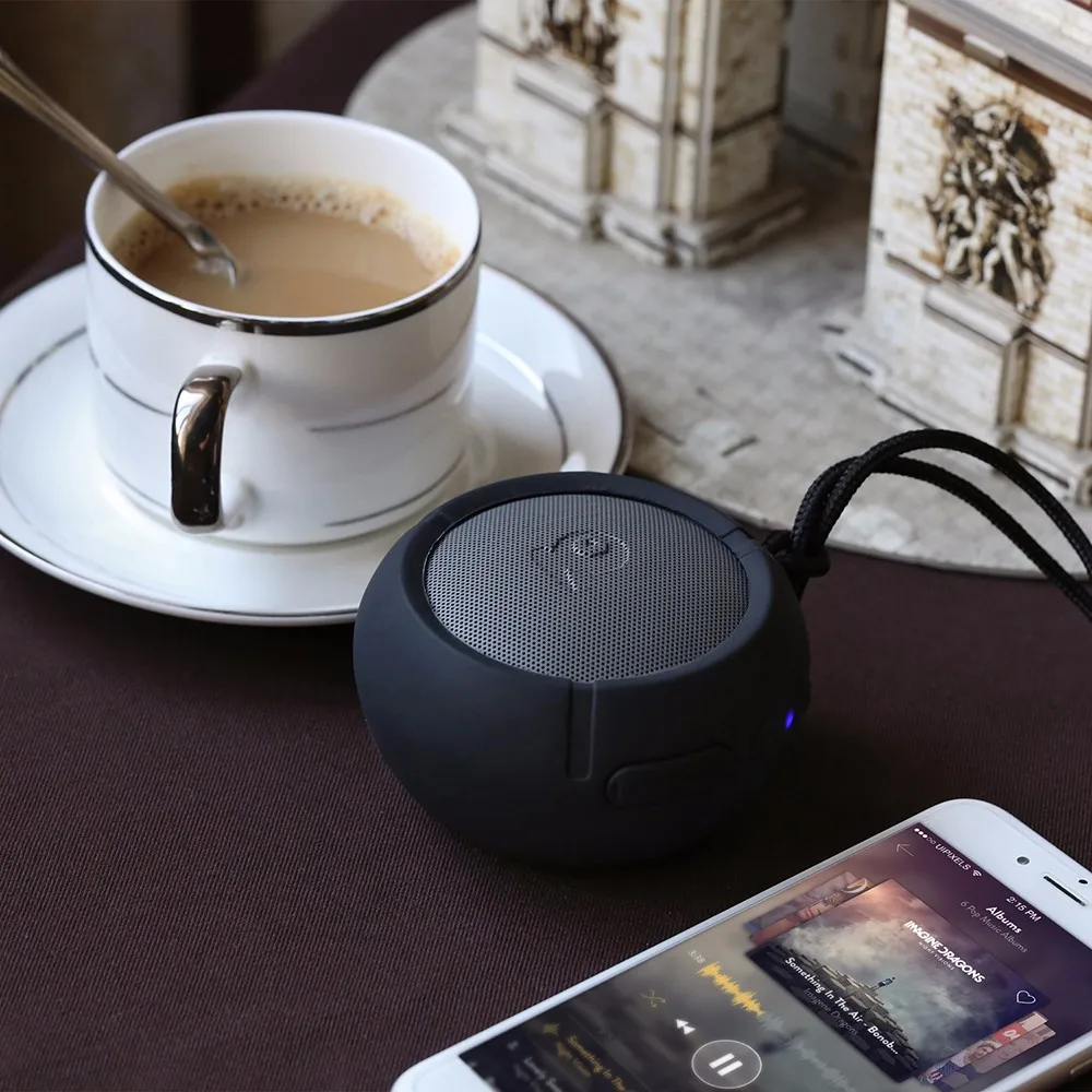 Ausdom AS2 портативный Bluetooth AUX водонепроницаемый IPX3 открытый динамик для IPhone samsung мобильный телефон планшет музыкальный плеер-черный