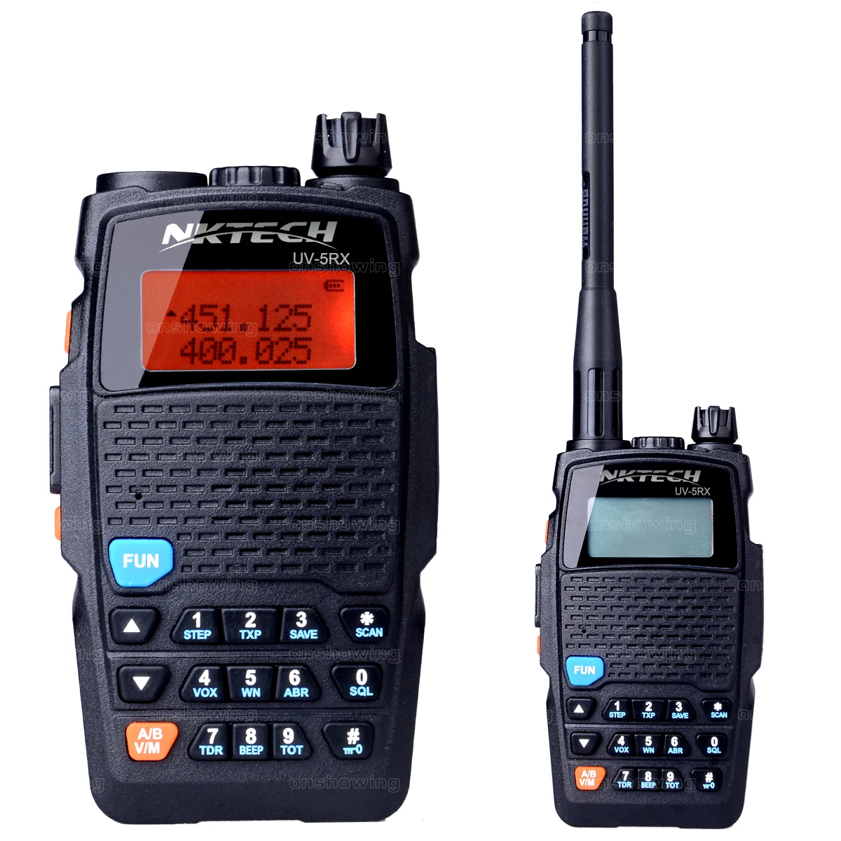 Nktech рации UV-5RX двусторонней радиосвязи 3200 мАч Батарея УКВ 5 Вт/1 Вт | Мобильные