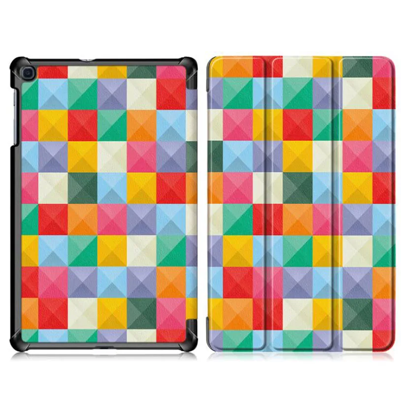 HLF Чехол Funda для samsung Galaxy Tab A 10,1 SM-T510 SM-T515 чехол-подставка из искусственной кожи для samsung Tab A 10,1 T510 T515 чехол - Цвет: HLF