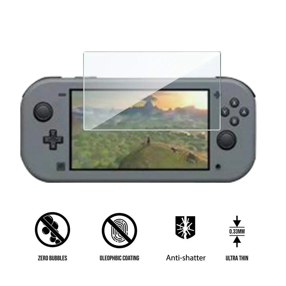 Закаленное стекло Nintendo Switch Lite для защиты экрана твердость 9H устойчивая к
