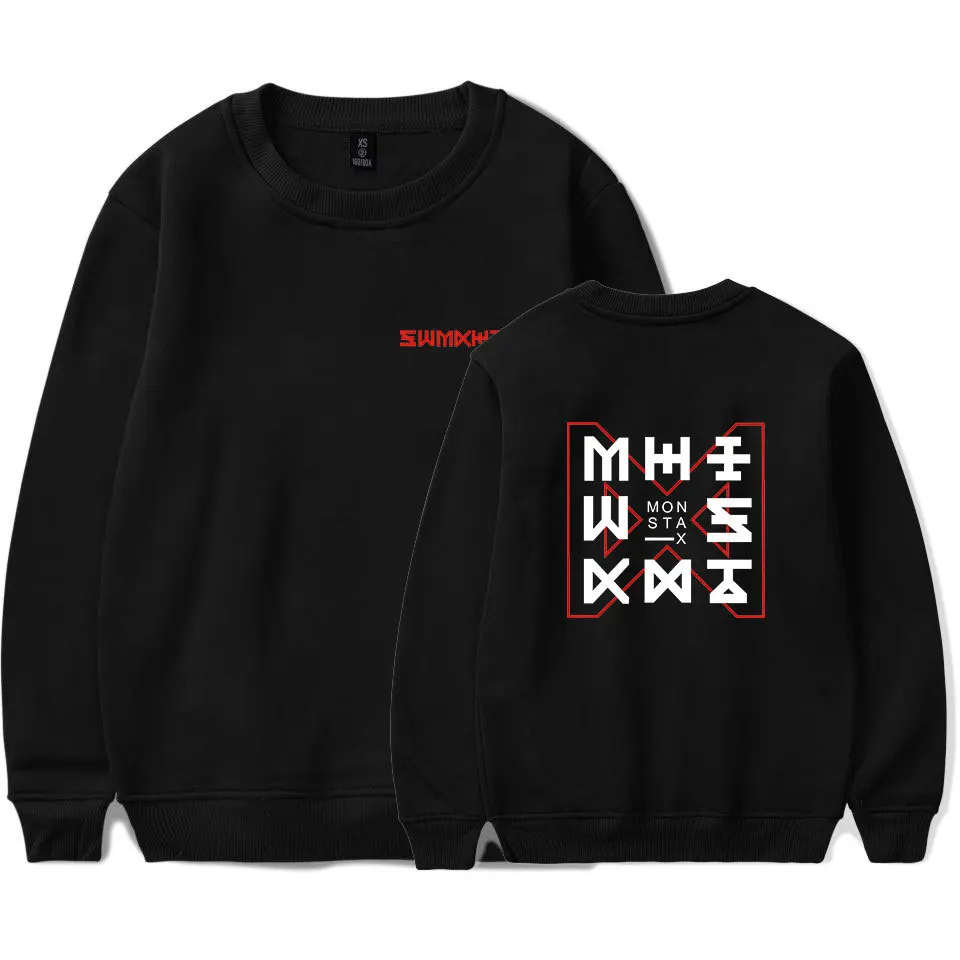 Kpop Monsta X Толстовка для женщин и мужчин толстовка K-pop Wonho YOOKIHYUN I.M jooheon