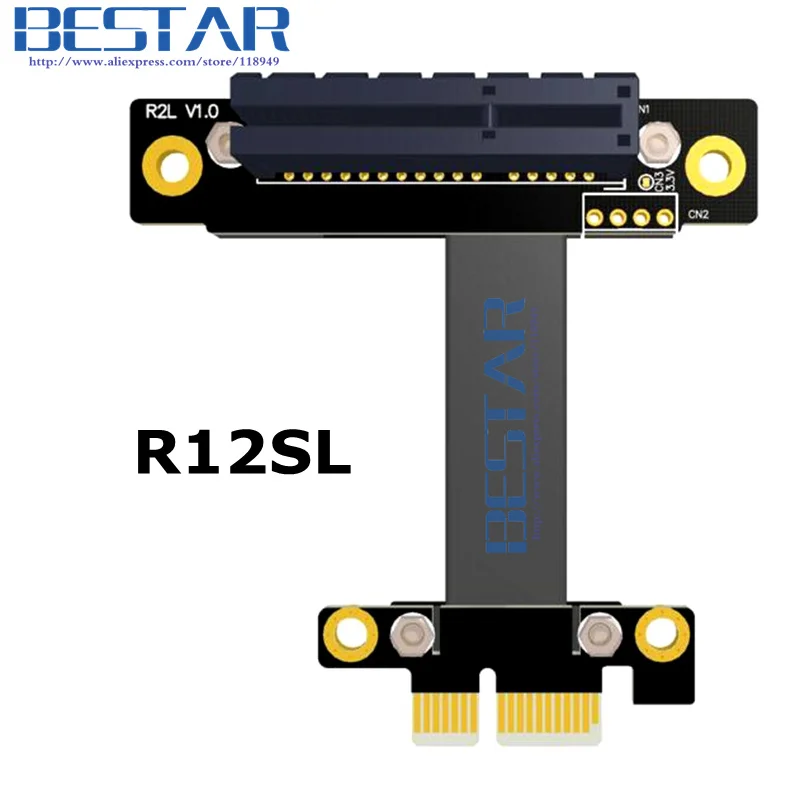 8G/bps карта расширения pci-e x1 к PCIe x4 Удлинительный ленточный кабель 5 см 15 25 80 pci express 1X