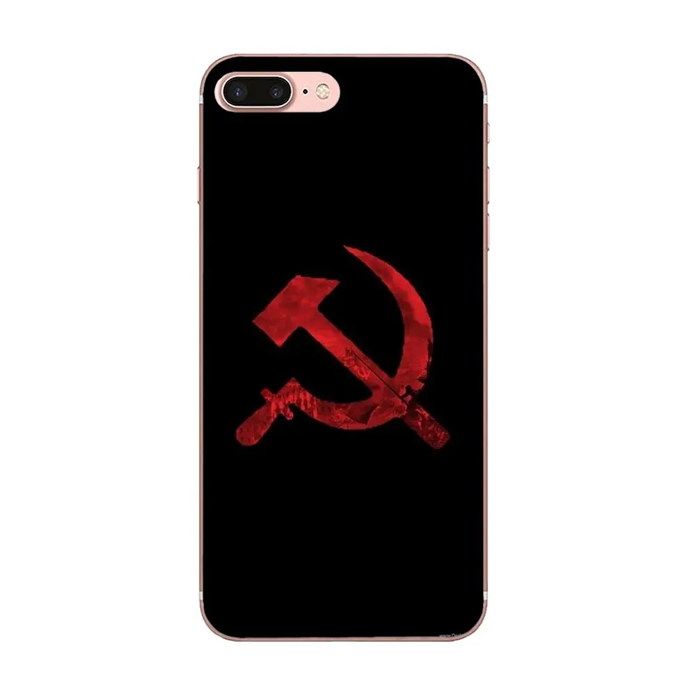 as picture Для huawei Honor 4C 5A 5C 5X6 6A 6X7 7A 7C 7X8 8C 8S 9 10 10i 20 20i Lite рro мягкий чехол из ТПУ с изображением СССР эмблема Флаг - Цвет: as picture