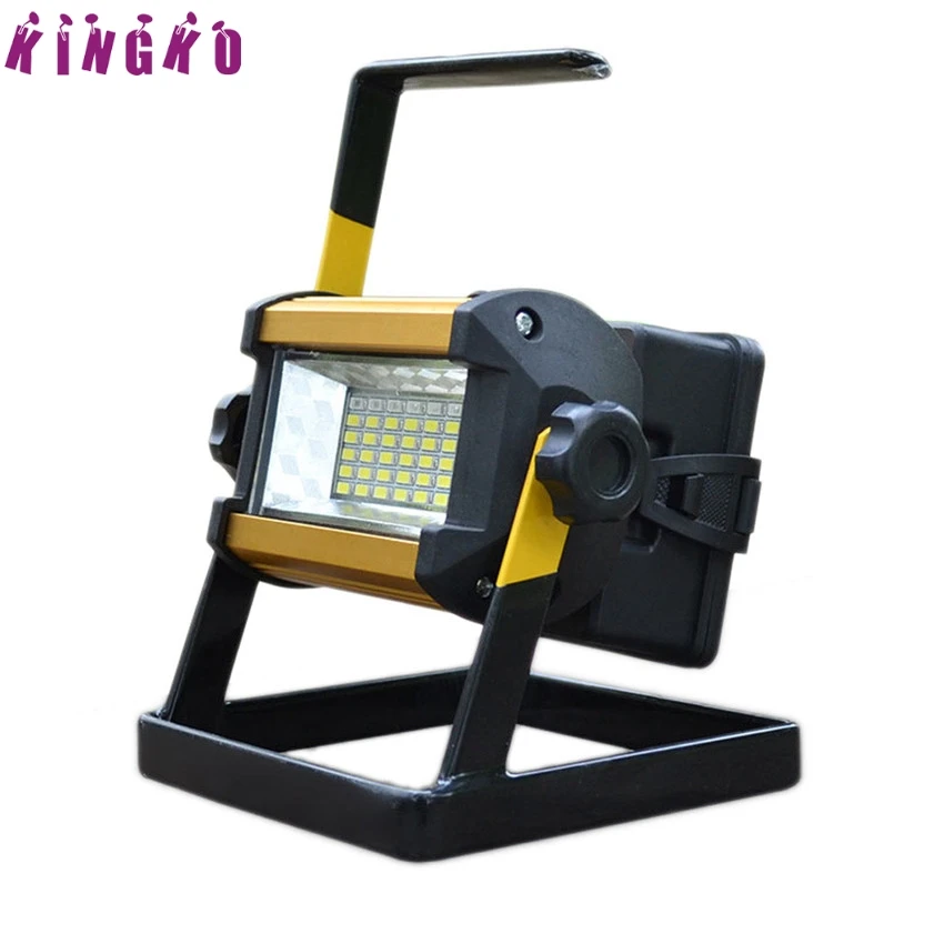 Прямая поставка 50 Вт 36 Светодиодная портативная перезаряжаемая прожекторная