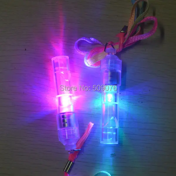 Free shipping 12pcs/lot Light Up Whistles LED Flashing Blinking Favors Rave Lanyard Whistle party novelty items | Дом и сад