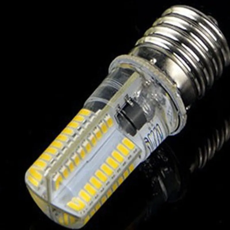 20 шт./лот новый продукт E17 свет AC220-240V 6 Вт 3014SMD 64 светодиодов лампы холодный белый