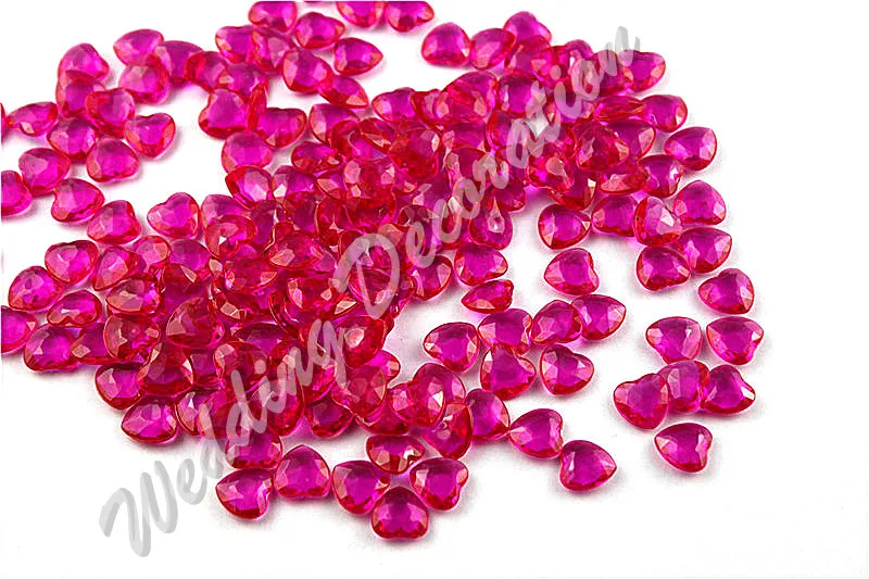 Бесплатная доставка 500 шт./лот 12 мм акриловое покрытие розовый цвет в форме сердца
