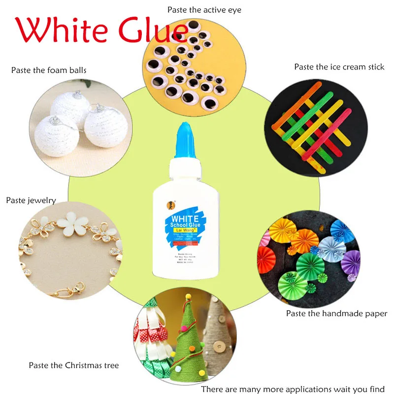 Жидкий клей hobby craft супер белый Очищаемый прочная бумага дерево ювелирный пластик