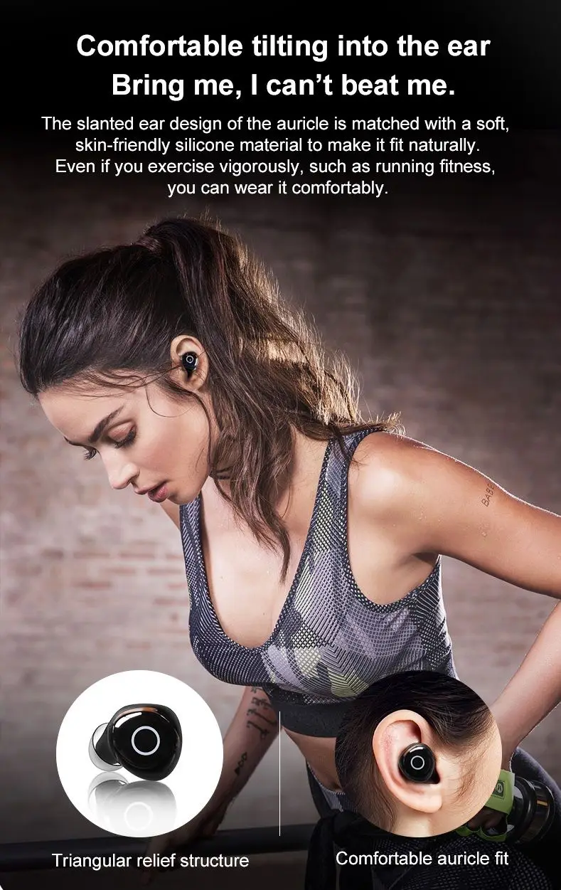 OVEVO Q65 TWS Bluetooth V5.0 сенсорное управление IPX7 водонепроницаемые беспроводные наушники-вкладыши с шумоподавлением наушники-вкладыши для Iphone