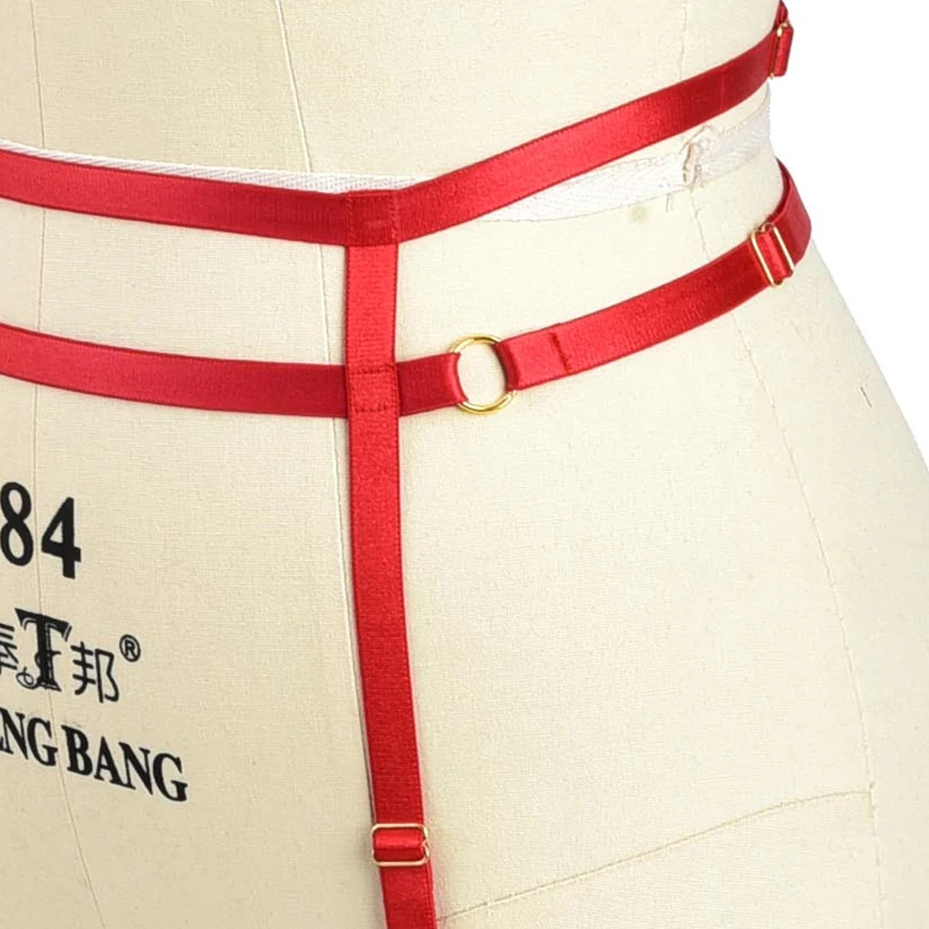 Женская сексуальная Готическая подвязка для ног эластичная портупея тела танцев