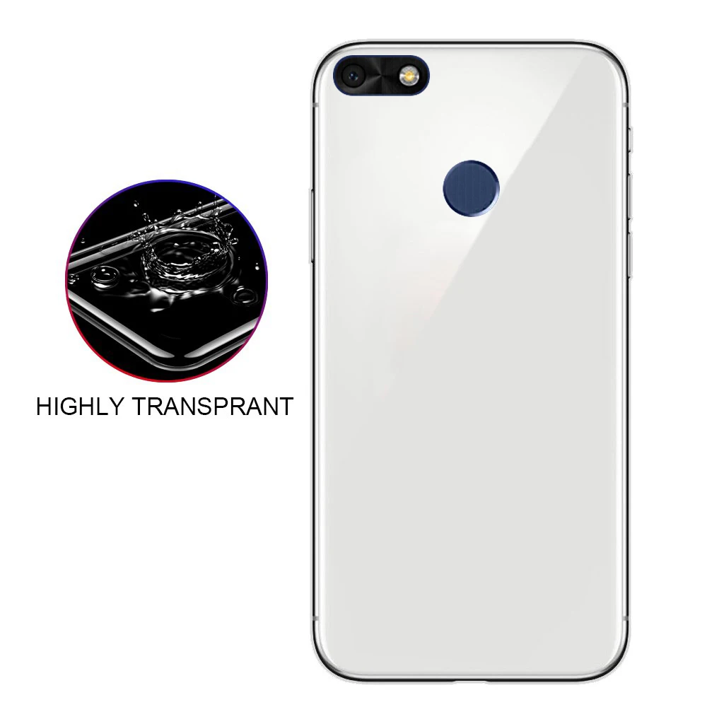 Для Huawei Enjoy 7 Мобильный телефон Чехол полностью прозрачный мягкий чехол с защитой