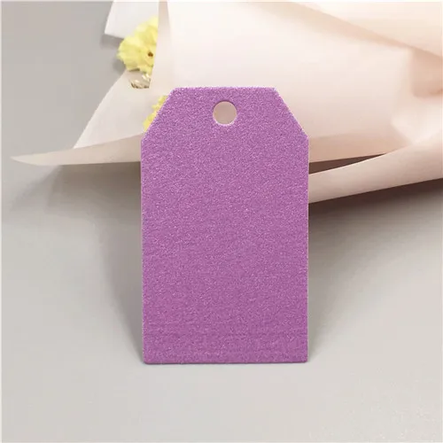 Purple 200 шт./лот 5x3 см Kraft бумага ручной работы свадебные сувениры подарок ярлыки продукты спасибо повесить цену упаковки этикетки для фестиваля - Цвет: Purple