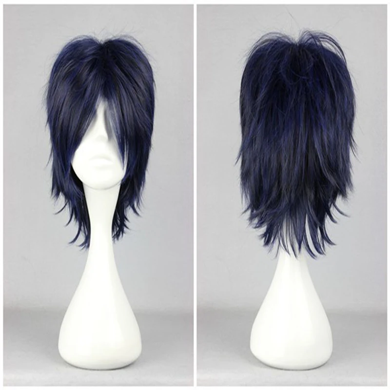 HAIRJOY Синтетический волос мужской мятно-зеленый слоистый короткий прямой мужской парик для косплея 5 цветов
