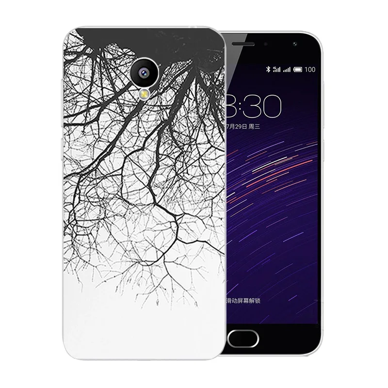 Для Meizu M2 Mini чехол для телефона 5 0 дюйма мягкий ТПУ прозрачный силиконовый задняя