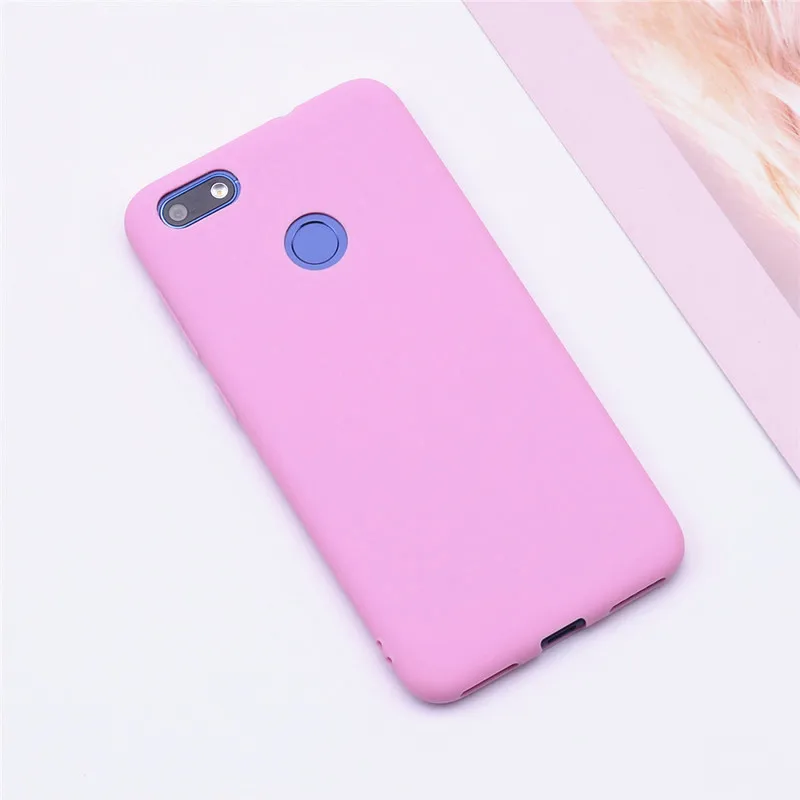 Pink Для huawei Nova Lite чехол силиконовый мягкий ТПУ чехол для телефона s для huawei Nova Lite чехол SLA-L22 Мягкий ТПУ цветной силиконовый чехол - Цвет: Pink