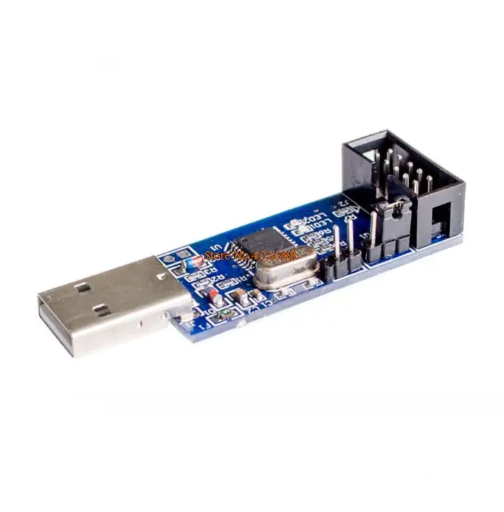 USB AVR программатор SBASP для ASP USBISP ISP загрузчик Новый + 10 контактный до 6 адаптер|avr