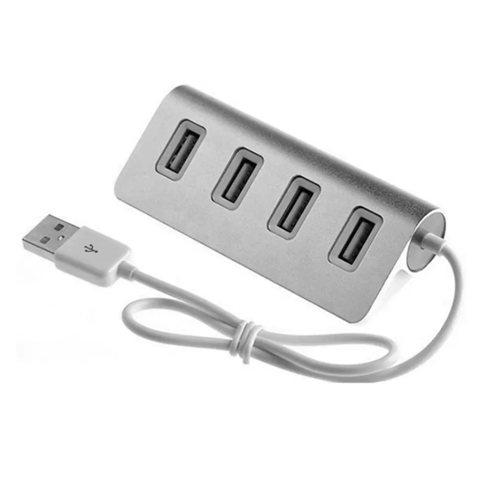 5 шт. Алюминий сплава на очень высоком Скорость 4 Порты USB usb-хаб адаптер для ПК |