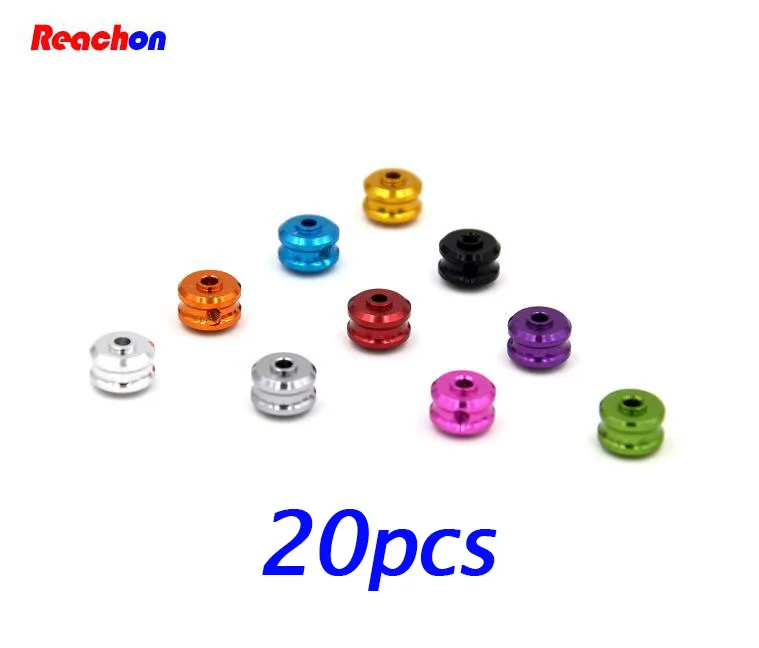 Бесплатная доставка 20 шт. стопор из алюминиевого сплава запасные части для