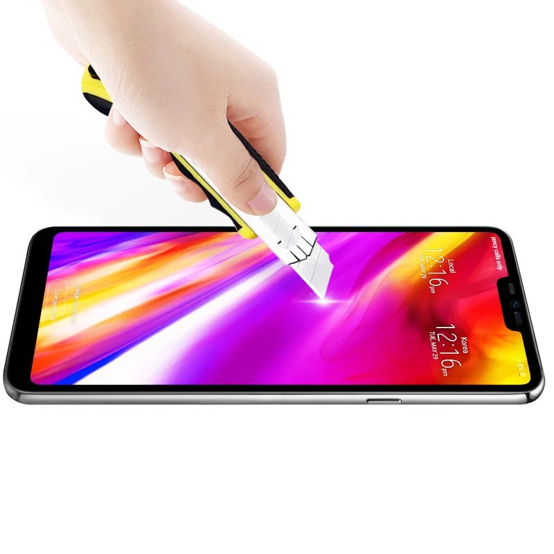 HATOLY закаленное стекло для LG G7 3D полное покрытие защитная пленка Защита экрана thinq