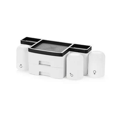 Home toothbrush holder toothpaste squeezer dispenser bathroom accessories sets storage box case household items | Дом и сад