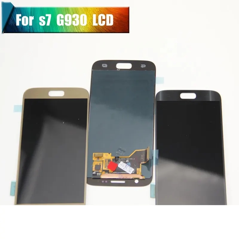 Супер AMOLED экран для SAMSUNG Galaxy S7 ЖК-дисплей G930 G930F G930A сенсорный дигитайзер сборка S7 ЖК-дисплей