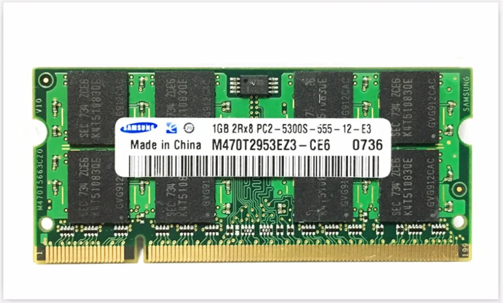 Samsung NB 1 Гб 2 ГБ 4 ГБ PC2 DDR2 667 МГц 800 5300s 6400s лэптоп ноутбук память Оперативная память 1Г 2Г сети 4g SO-DIMM 667 800 МГц