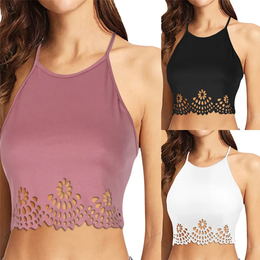 Модный женский топ без рукавов открытая спина Холтер майка блузка новинка 2109